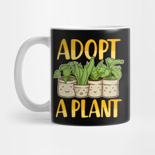 Cute Adopt a Plant Succulent & Gardening Planting Mug